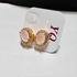 Hk 986 Rose Gold plated Ear tops(M)