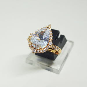 Hb 1296 Rose gold plated ring