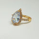 Hb 1296 Rose gold plated ring