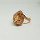 Hb 1297 Rose gold plated ring