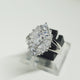 Hb 1284 Silver plated ring