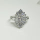 Hb 1284 Silver plated ring