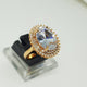 Hb 1291 Rose gold plated ring