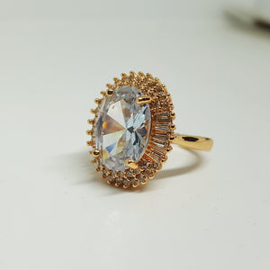 Hb 1291 Rose gold plated ring