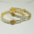 Hs 4863 Gold Plated bangles pair