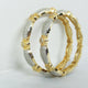 Hs 4854 Gold Plated bangles pair