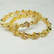 Hs 4852 Gold Plated bangles pair