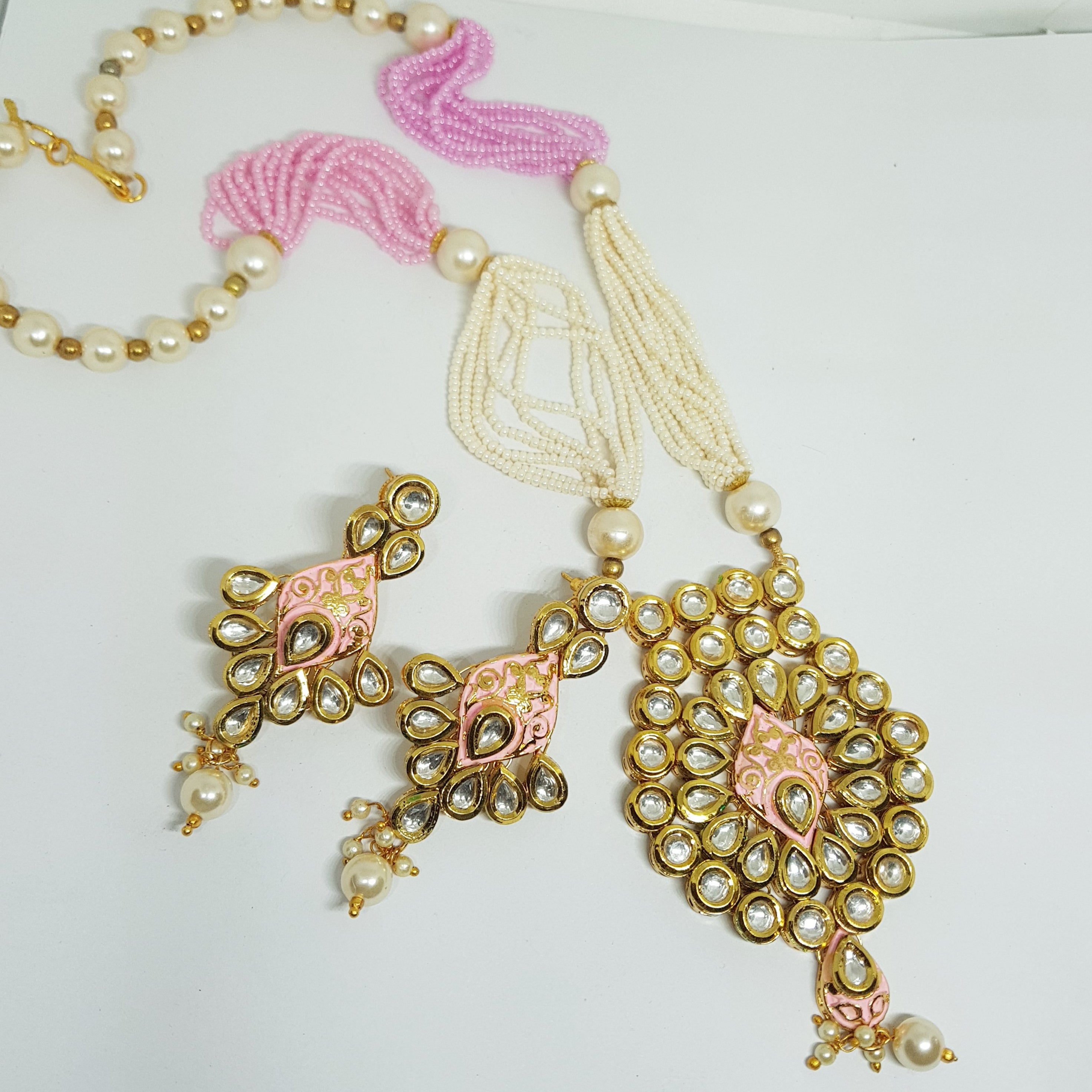 Kundan clearance mala set