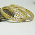 Hs 4827 Gold plated Bangles pair