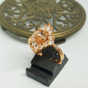 Hb 1290 Rose gold plated ring
