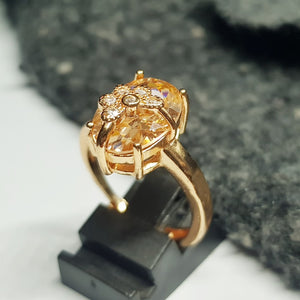 Hb 1438 Rose gold plated Ring(C)