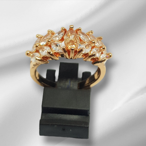 Hb 1423 Rose gold plated Ring(C)