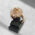 Hb 1452 Zircon Rose gold plated Ring(C)