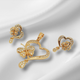 Hb 5386 Zirconia Pednant set without chain (Heart)
