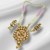 Hm 340 Gold plated Kundan Mala Set