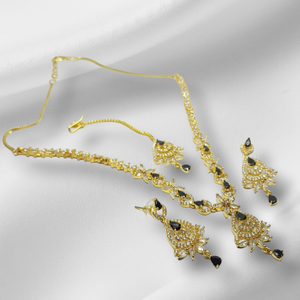 Hnk 7231 Gold plated Necklace set