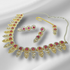 Hnk 7274 Gold plated Necklace Set