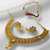 Hnk 7301 Kundan stone necklace set