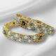 Hs 4783 Gold plated zircon Kara pair