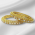 Hs 4843 Gold plated Bangles pair