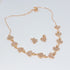 Hnk 7318 Zirconia Necklace set