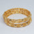 Hs 4911 Gold look bangles pair