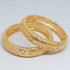 Hs 4910 Gold look bangles pair