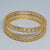 Hs 4908 Gold look bangles pair