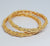 Hs 4907 Gold look bangles pair