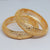 Hs 4905 Gold look bangles pair