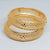 Hs 4905 Gold look bangles pair