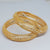 Hs 4906 Gold look bangles pair