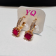 Hk 979 Rose Gold plated Earings(R)