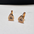 Hk 989 Rose Gold plated Ear tops(B)