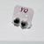 Hk 1007 Silver plated Ear tops(B)