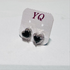 Hk 1007 Silver plated Ear tops(B)