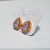 Hk 996 Rose Gold plated Ear tops(w)