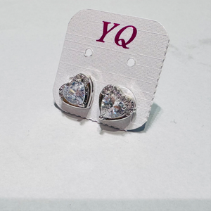 Hk 1005 Silver plated Ear tops(W)