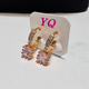 Hk 980 Rose Gold plated Earings(W)