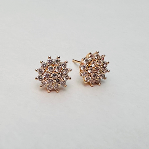 Hk 1074 Rose Gold plated Ear tops
