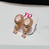 Hk 1002 Rose Gold plated Ear tops(P)