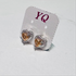 Hk 1008 Silver plated Ear tops(C)