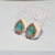 Hk 995 Rose Gold plated Ear tops(M)