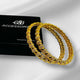 Hs 4896 Gold look High quality Bangles pair