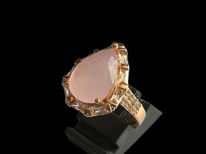 Hb 1572 Rose Gold plated Ring(P)