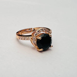 Hb 1631 Rose gold plated Ring (B)