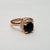 Hb 1631 Rose gold plated Ring (B)