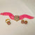 Hm 9279 Gold polish Zirconia choker set