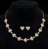 Hnk 7318 Zirconia Necklace set