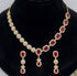 Hnk 7289 Gold plated Necklace Set